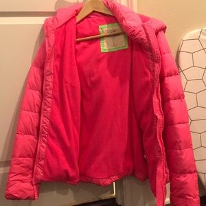 Pink bubble jacket